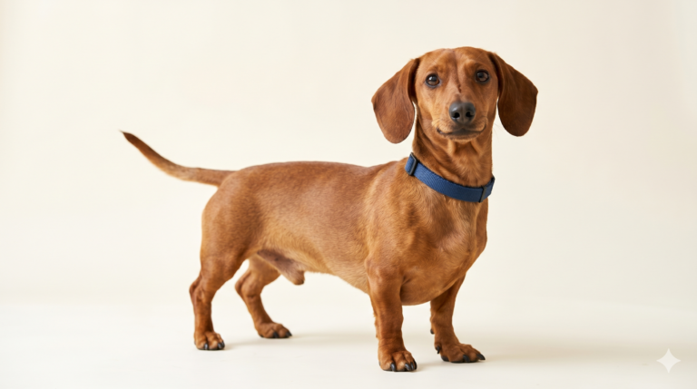 healthy slim dog illustrating strong dog longevity